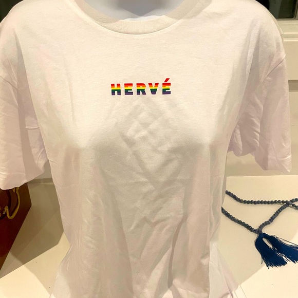 Herve Leger Tops - Herve leger tee shirt medium women’s new with tags $95 value
